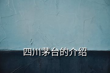 四川茅臺(tái)的介紹