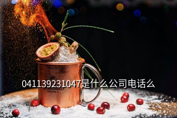 041139231047是什么公司電話么