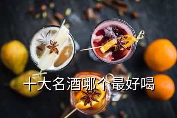 十大名酒哪個(gè)最好喝