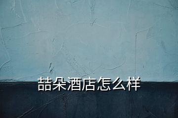 喆朵酒店怎么樣