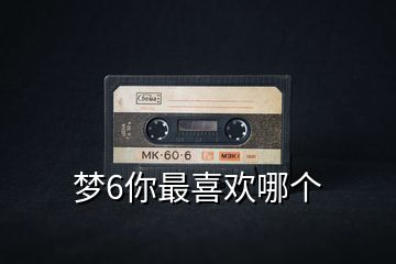 夢6你最喜歡哪個