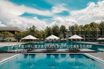 瀘州老窖30年52度濃香型和紅花郎10年52度醬香型白酒那個性價比好