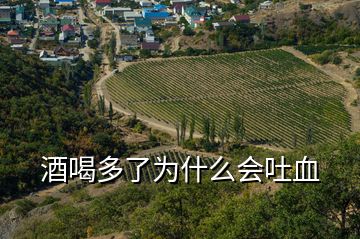 酒喝多了為什么會吐血
