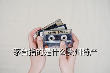 茅臺(tái)指的是什么貴州特產(chǎn)