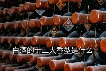 白酒的十二大香型是什么