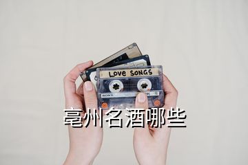 亳州名酒哪些