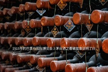 1915年的巴拿馬國(guó)際博覽會(huì)上茅臺(tái)酒之覆轍故事說(shuō)明了什么