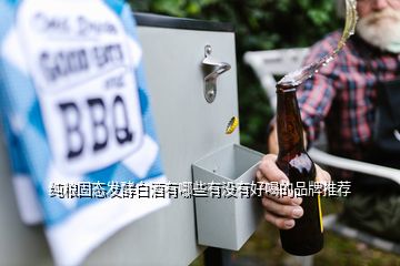 純糧固態(tài)發(fā)酵白酒有哪些有沒(méi)有好喝的品牌推薦