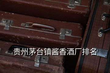 貴州茅臺鎮(zhèn)醬香酒廠排名