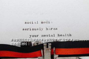 茅臺集團有幾個品牌請問茅臺集團保健酒廠有生產(chǎn)茅臺53度醬香白酒嗎