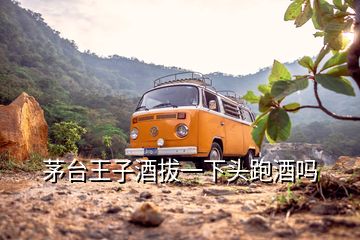 茅臺(tái)王子酒拔一下頭跑酒嗎