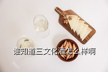 誰知道三文化酒怎么樣啊