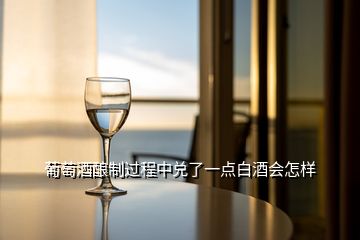 葡萄酒釀制過(guò)程中兌了一點(diǎn)白酒會(huì)怎樣