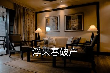 浮來(lái)春破產(chǎn)