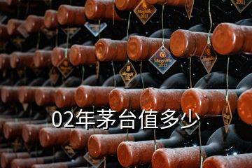 02年茅臺(tái)值多少