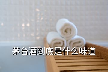 茅臺(tái)酒到底是什么味道