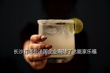 長(zhǎng)沙有哪些法國(guó)企業(yè)啊除了達(dá)能家樂(lè)福