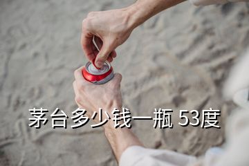 茅臺(tái)多少錢一瓶 53度