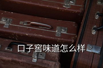 口子窖味道怎么樣