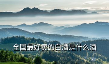 全國(guó)最好賣的白酒是什么酒