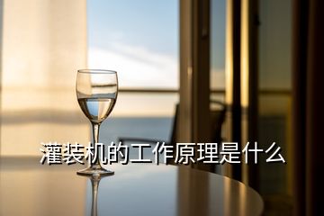 灌裝機的工作原理是什么