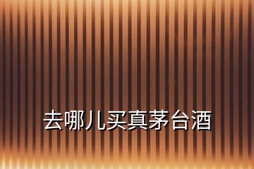 去哪兒買(mǎi)真茅臺(tái)酒