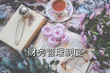 財(cái)務(wù)管理制度