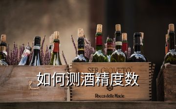如何測酒精度數(shù)
