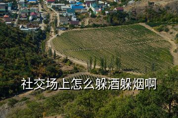 社交場上怎么躲酒躲煙啊