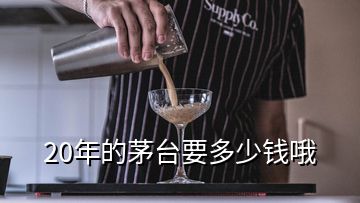 20年的茅臺(tái)要多少錢哦