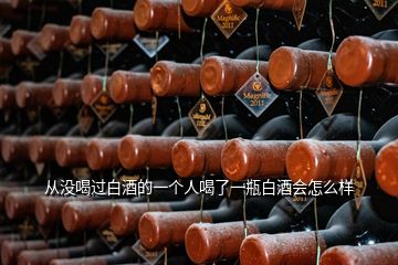 從沒喝過(guò)白酒的一個(gè)人喝了一瓶白酒會(huì)怎么樣
