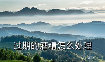 過期的酒精怎么處理