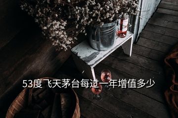 53度飛天茅臺(tái)每過一年增值多少