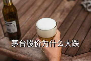 茅臺股價為什么大跌