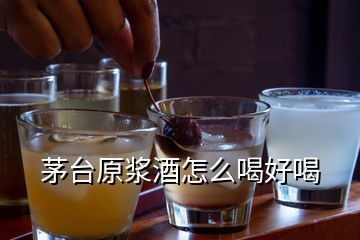 茅臺原漿酒怎么喝好喝
