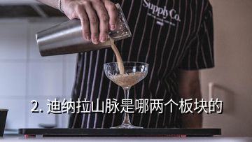 2. 迪納拉山脈是哪兩個板塊的