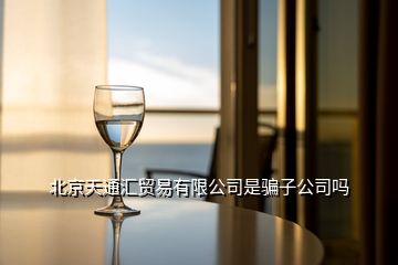 北京天通匯貿易有限公司是騙子公司嗎