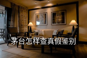 茅臺(tái)怎樣查真假鑒別