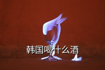 韓國(guó)喝什么酒