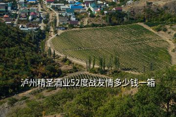 瀘州精圣酒業(yè)52度戰(zhàn)友情多少錢一箱