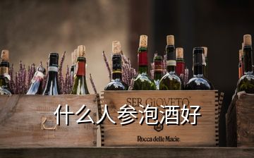 什么人參泡酒好