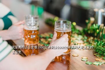 這里面的語音套餐1000分鐘剩余1000分鐘請(qǐng)問大家這里的語音套