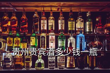 貴州貴賓酒多少錢(qián)一瓶