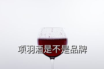 項(xiàng)羽酒是不是品牌