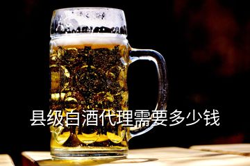 縣級(jí)白酒代理需要多少錢(qián)
