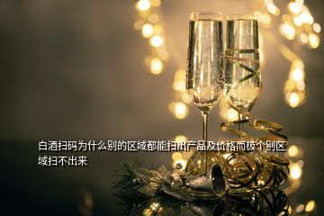 白酒掃碼為什么別的區(qū)域都能掃出產(chǎn)品及價(jià)格而極個(gè)別區(qū)域掃不出來