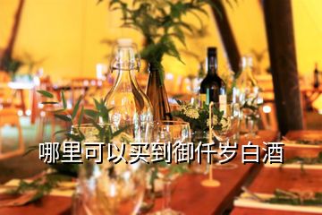哪里可以買(mǎi)到御仟?dú)q白酒