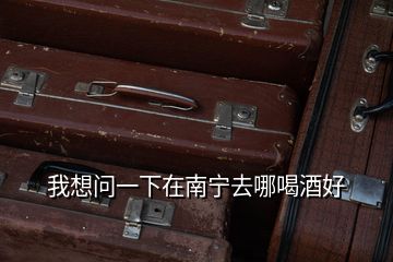 我想問(wèn)一下在南寧去哪喝酒好