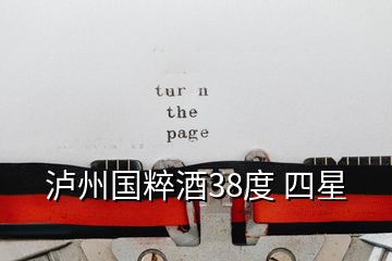瀘州國(guó)粹酒38度 四星