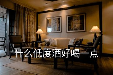 什么低度酒好喝一點(diǎn)